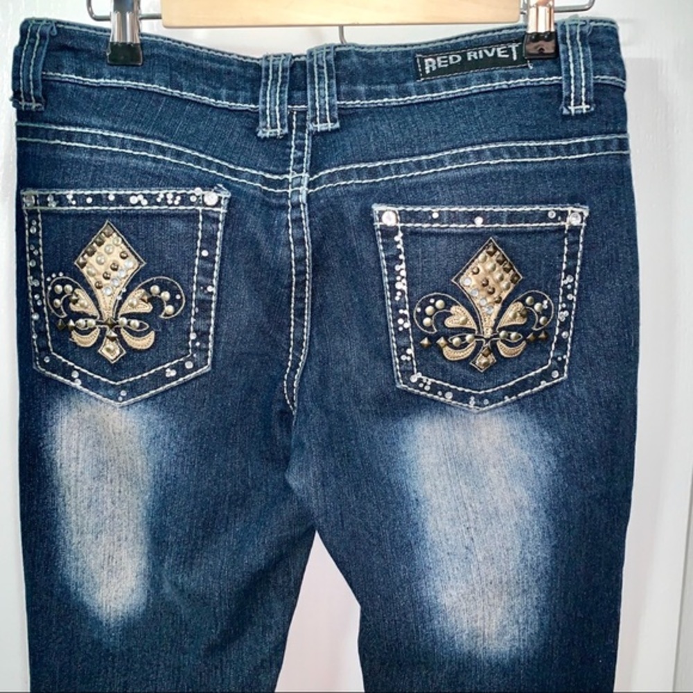 🖤 Red Rivet Trinity Jeans - Picture 3 of 8